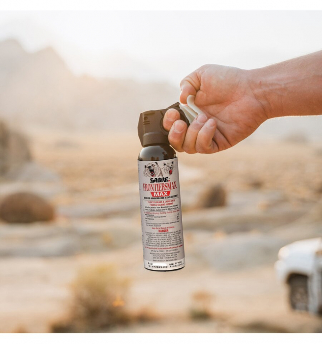 Spray urs autoaparare Sabre Frontiersman max cu husa inclusa [5]