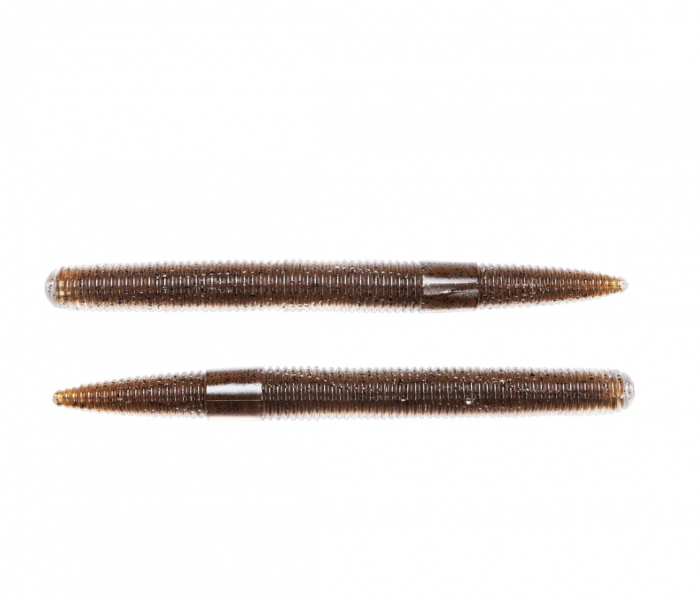 Live Target stick worm 10.2 cm, 10 g, brown black, 8 buc / plic [1]