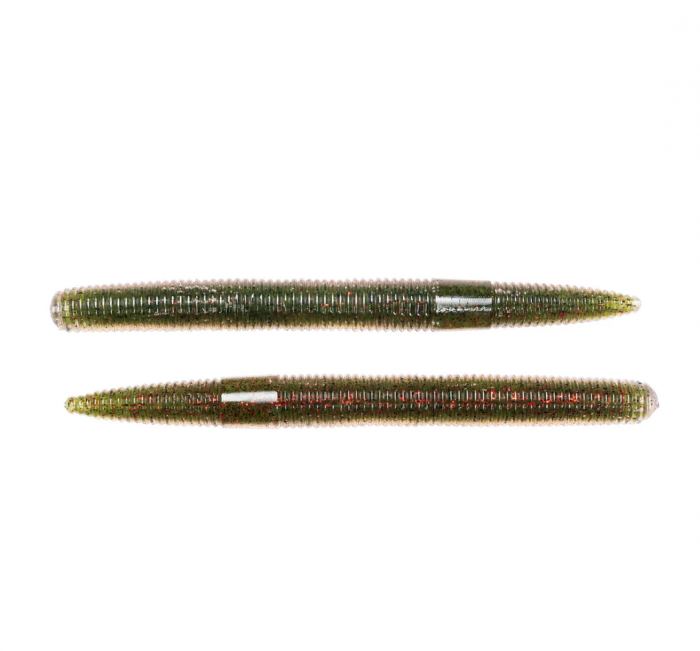 Live Target stick worm 12.5 cm, 12.7 g, green red, 8 buc / plic [1]