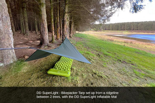 Tenda 3.7m x 2.3m DD Hammocks SuperLight pentru ture cu bicicleta [4]