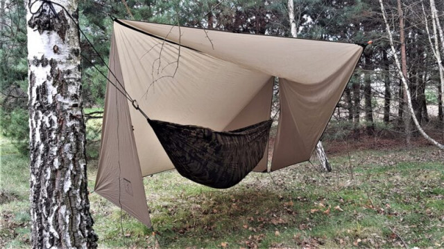 Tenda Bushmen Ultralight 4x3 m dark olive [2]