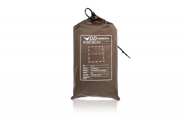Tenda DD 3x3 Prelata Coyote Brown DD Hammocks [1]