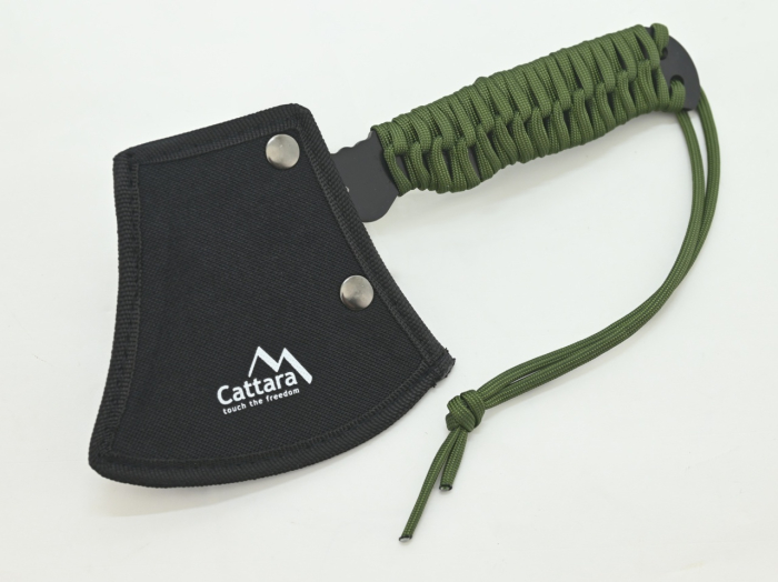 Toporisca multifunctionala Cattara Viking 24 cm cu chei, paracord, teaca [3]