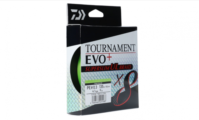 Fir textil Daiwa Tournament 8XBRAID EVO+ SUPER SLIM PE0.4/5,4KG/135M [2]