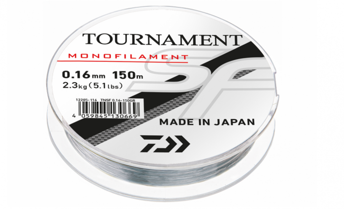 FIR MONO DAIWA TOURNAMENT SF 0,20MM/3,5KG/150M GREY [2]