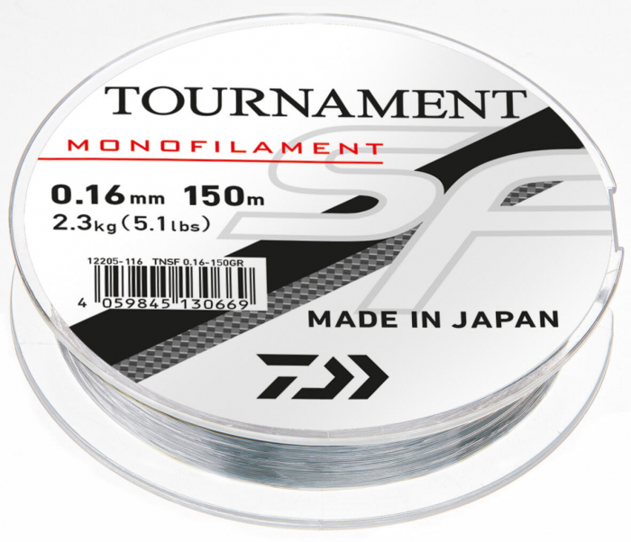 FIR MONOFILAMENT DAIWA TOURNAMENT SF SF 0,20MM/3,5KG/300M GREY [1]