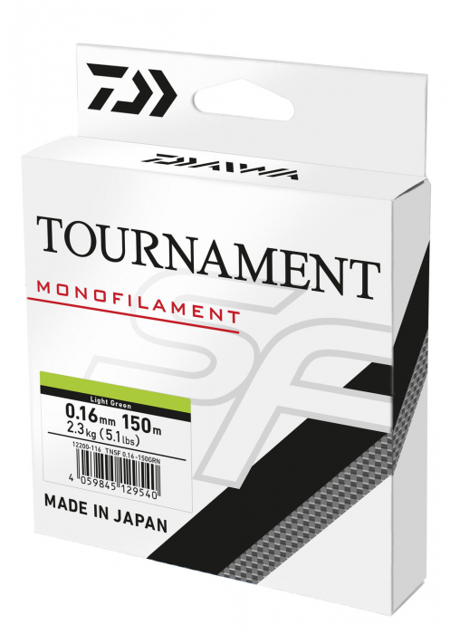 FIR MONOFILAMENT DAIWA TOURNAMENT SF SF 0,33MM/9,0KG/300M GREEN [2]