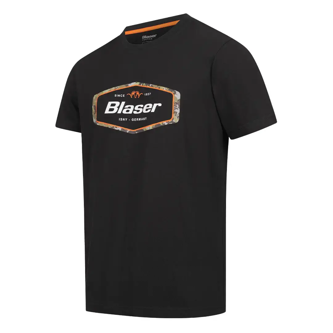 Tricou barbati Blaser Badge T 24 black [4]