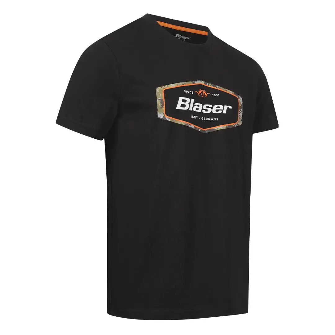 Tricou barbati Blaser Badge T 24 black [4]