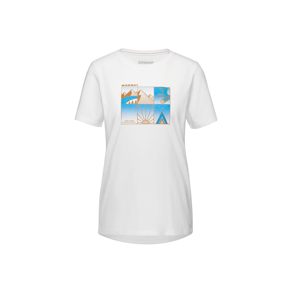 Tricou dama Mammut Core Outdoor alb [1]