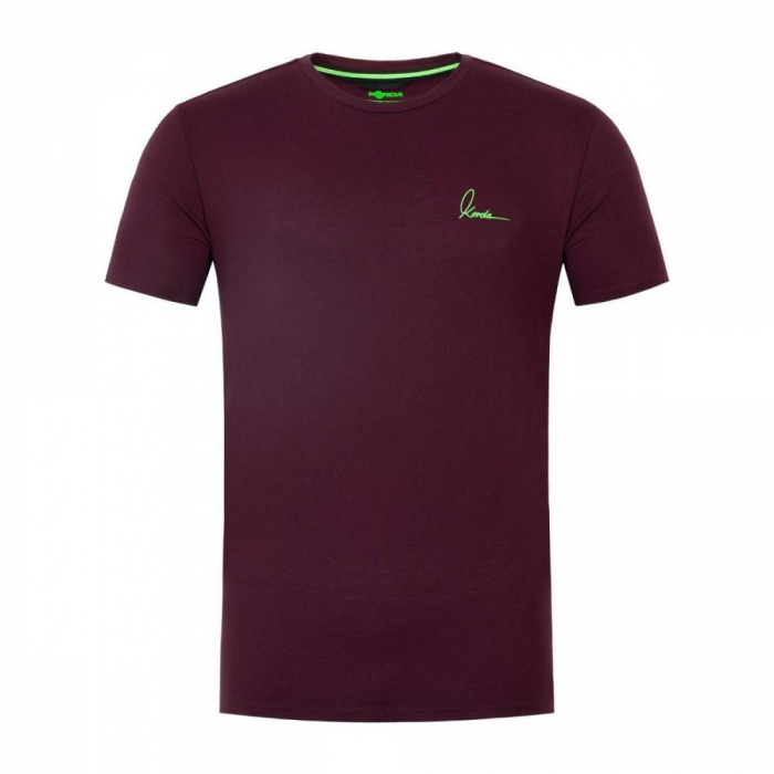 TRICOU KORDA MINIMAL TEE BURGUNDY [1]