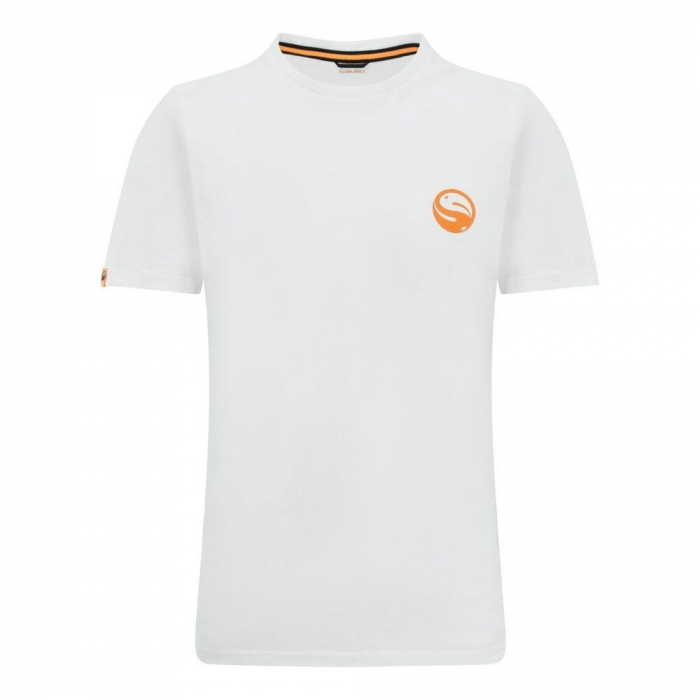 TRICOU BARBATI GURU LOGO TEE WHITE [1]