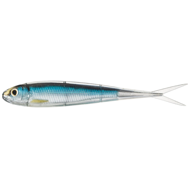 SHAD LIVE TARGET TWITCH MINNOW SOFT JERKBAIT 10CM 201 SILVER/BLUE, 4 BUC / PLIC [1]