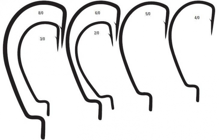 CARLIGE OFFSET MUSTAD 38104NPBN, NR 5/0, 5 BUC / PLIC [1]