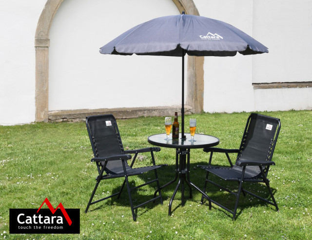 Umbrela de soare Cattara Terst 180 cm gri [7]