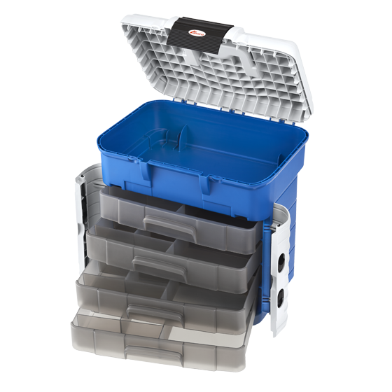 VALIGETA MULTIFUNCTIONALA PLASTICA PANARO MODEL 503, 4 CUTII COMPARTIMENTATE, 42x30.3x40 CM [2]