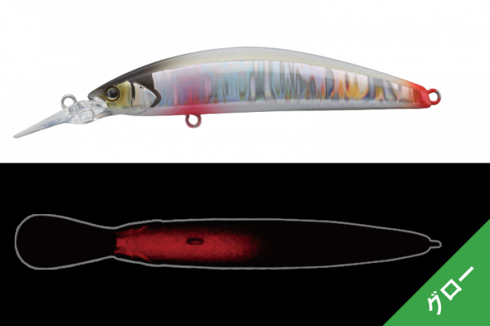 VOBLER JACKALL TRICOROLL GT 56MD-F 5,6CM/4,3G ECCHU UKIMIZU WHITE BACK [1]