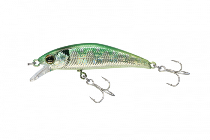 VOBLER JACKALL TRICOROLL RYUSHIN 43HW 4,3CM/3G FLASH GREEN BACK [1]