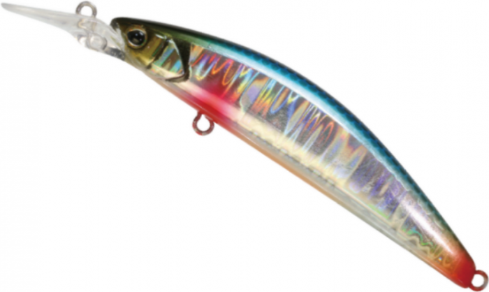 Vobler Jackall Tricoroll Ryushin knocker 70HW 7.0 cm, 10.1 g, ecchu yukishiro blue back [1]