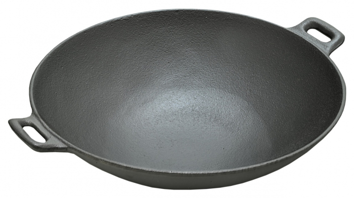 Wok din fonta cu manere Cattara, diametru 31 cm [5]