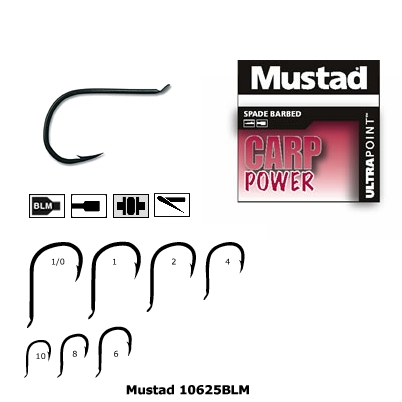 CARLIGE MUSTAD ULTRAPOINT BL. MAT FORJAT REVERS ROTUND, NR 4, 10 BUC / PLIC [1]