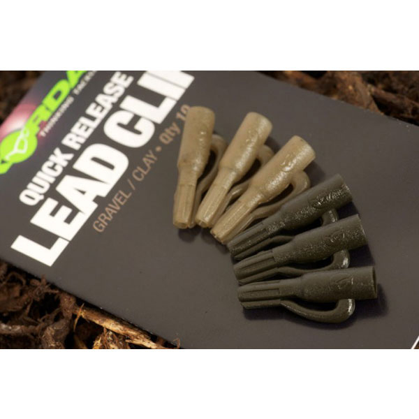 CLIP RAPID KORDA PENTRU MONTURI PLUMB PIERDUT 10 BUC / PLIC, CLAY [1]