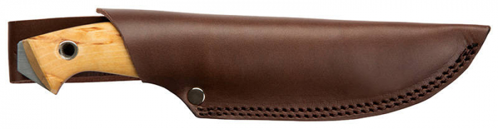 CUTIT HELLE UTVAER, OTEL INOX, TEACA PIELE, LAMA 100 MM [2]