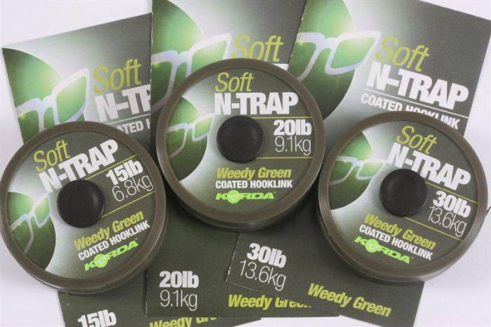 FIR TETIL KORDA N-TRAP SOFT COATED VERDE 20M/20LBS [3]