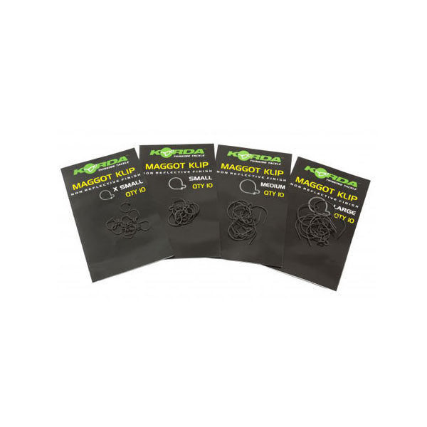 MAGGOT CLIP KORDA MARIME L, 10 BUC / PLIC [1]