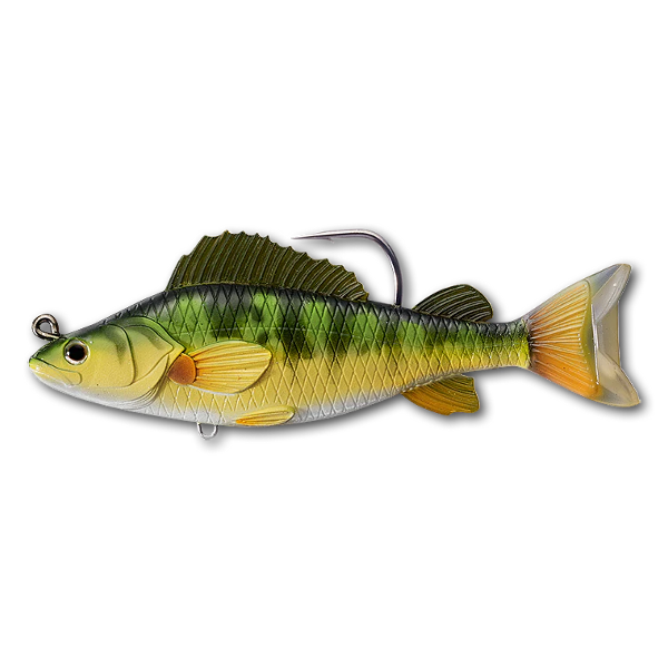 SWIMBAIT LIVE TARGET YELLOW PERCH SWIMBAIT 13,1CM/21G 714 YELLOW/GREEN, 1 BUC/ PLIC [1]