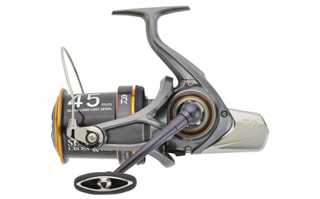 PORTURI - Mulineta Daiwa 24 Crosscast surf 45SCW 5000C QD 300 m x 0.35 mm, 4.9:1