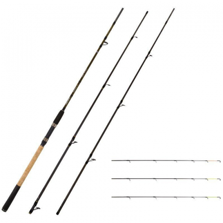 Lansete pescuit stationar - LANSETA FEEDER LINEAEFFEEMPIRE FEEDER 3,90M/50-150G, 3+3 BUC