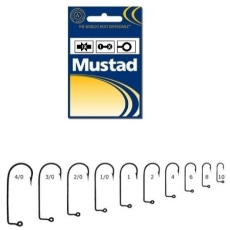 SPORTURI - Carlige pentru jig Mustad Aberdeen BLN 32629NPBN, 100 buc / plic