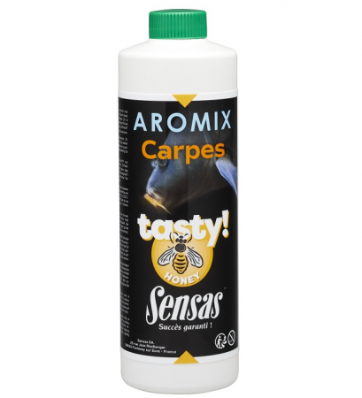 Aditivi & arome pescuit - ADITIV SENSAS LICHID SENSAS CARP TASTY AROMIX HONEY, 500 ML