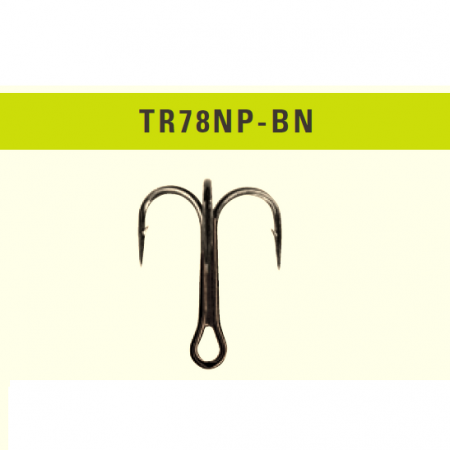 Ancore pescuit rapitori - ANCORA TRIPLA MUSTAD TR78BLN NICHEL SCURTA, NR 6, 5 BUC / PLIC