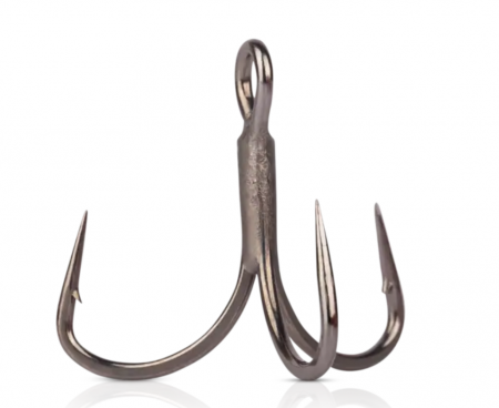 Ancore pescuit rapitori - Ancora tripla Mustad steel, nr 2, 6 buc / plic