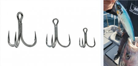 ANCORA TRIPLA MUSTAD TITAN STEEL JL73NPTS, NR 3/0, 5 BUC / PLIC [1]