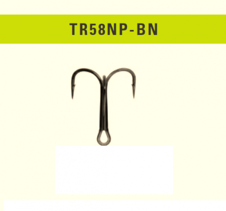 Ancore pescuit rapitori - ANCORA TRIPLA MUSTAD ULTRAPOINT TG76NPBN, NR 1/0, 6 BUC / PLIC
