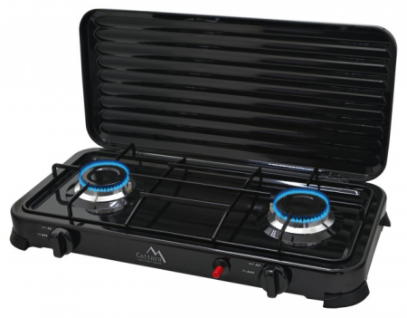 Aragazuri & arzatoare camping - Aragaz portabil cu 2 arzatoare Cattara Family