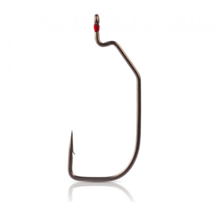 Carlige offset rapitori - Carlige offset Mustad Assault wide gap, nr 1, 6 buc / plic