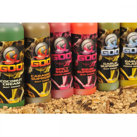 Aditivi & arome pescuit - ATRACTANT KORDA GOO SQUID SUPREME BAIT SMOKE, 115 ML