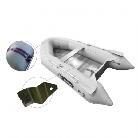 BARCA PNEUMATICA ALLROUNDMARIN KIWI 2.49 M, GRI, CU PODINA [1]