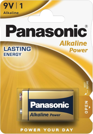 Baterii, acumulatori, accesorii - Baterie 9V Panasonic Alkaline Power