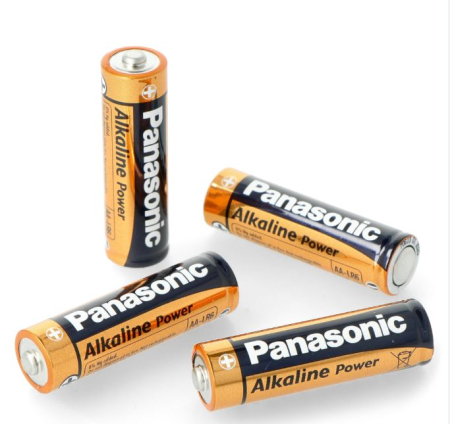 Baterii alcaline R6 / AA Panasonic Alkaline Power 1.5 V, set 4 bucati [1]