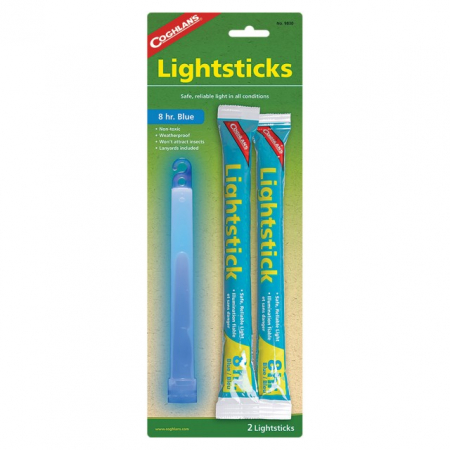 Accesorii supravietuire - Bete luminoase albastre Coghlans, set 2 buc