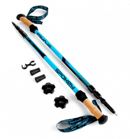 Bete trekking telescopice Spokey Creek, 3 segmente, 105-135 cm [0]