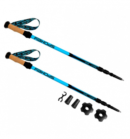 Bete trekking telescopice Spokey Creek, 3 segmente, 105-135 cm [3]