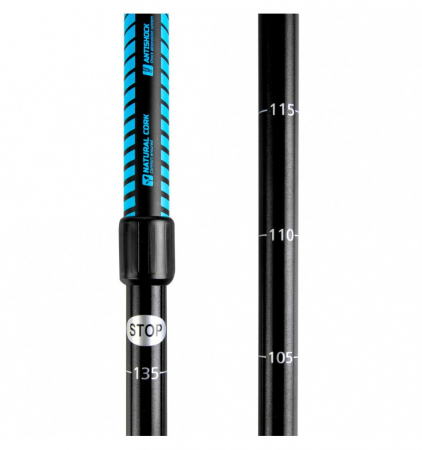 Bete trekking telescopice Spokey Creek, 3 segmente, 105-135 cm [6]