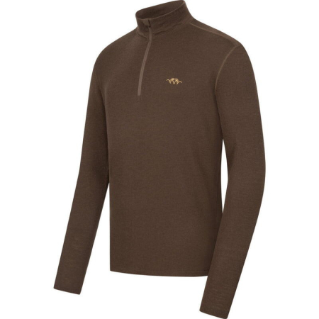 Bluza barbati base layer Blaser Jonar merino dark brown [2]