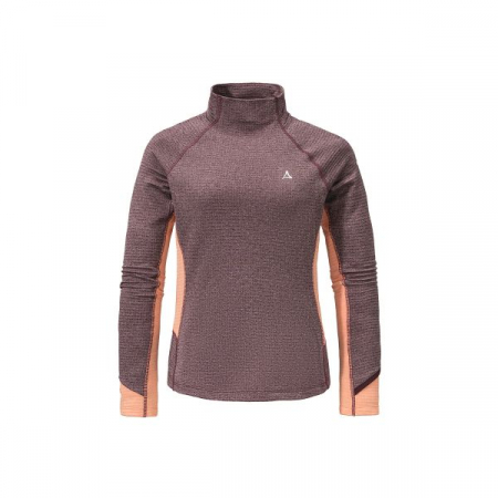 Hanorace, pulovere, bluze - Bluza termica dama Schoffel Cristallo dark burgundy